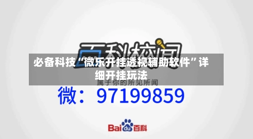 必备科技“微乐开挂透视辅助软件”详细开挂玩法-第2张图片
