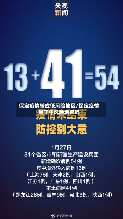 保定疫情转成低风险地区/保定疫情属于中风险地区吗-第2张图片