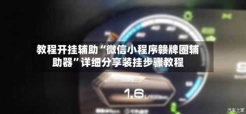 教程开挂辅助“微信小程序赣牌圈辅助器”详细分享装挂步骤教程-第3张图片