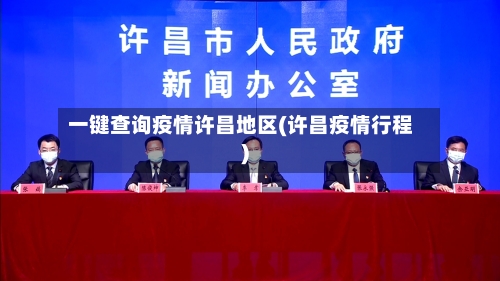 一键查询疫情许昌地区(许昌疫情行程)