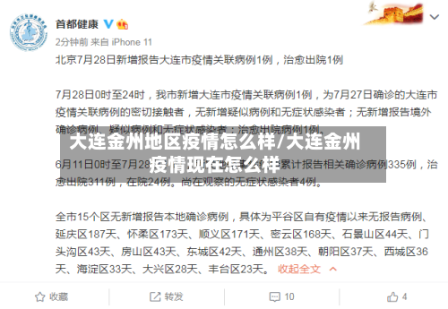 大连金州地区疫情怎么样/大连金州疫情现在怎么样-第3张图片