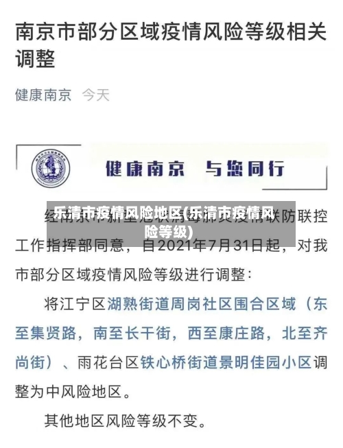乐清市疫情风险地区(乐清市疫情风险等级)